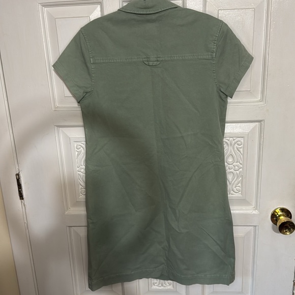Cute Green vineyard vines Stretch Utility Short Sleeve Shirt Dress Size 2 - Picture 7 of 14